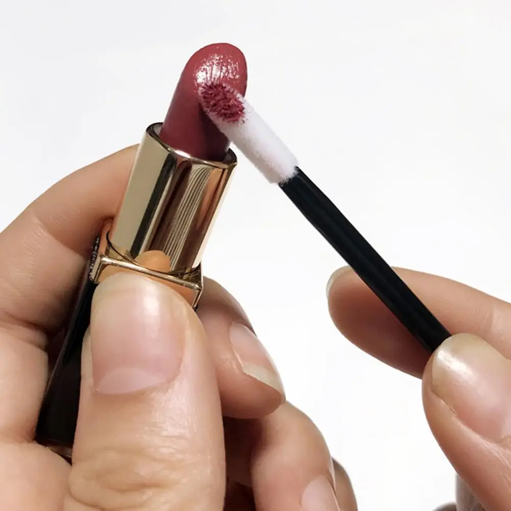 

New 600 Pcs Disposable Lip Brushes Wands Lint Free Brushes Lash Makeup Applicators Lipstick Lip Gloss Applicator Makeup Tool
