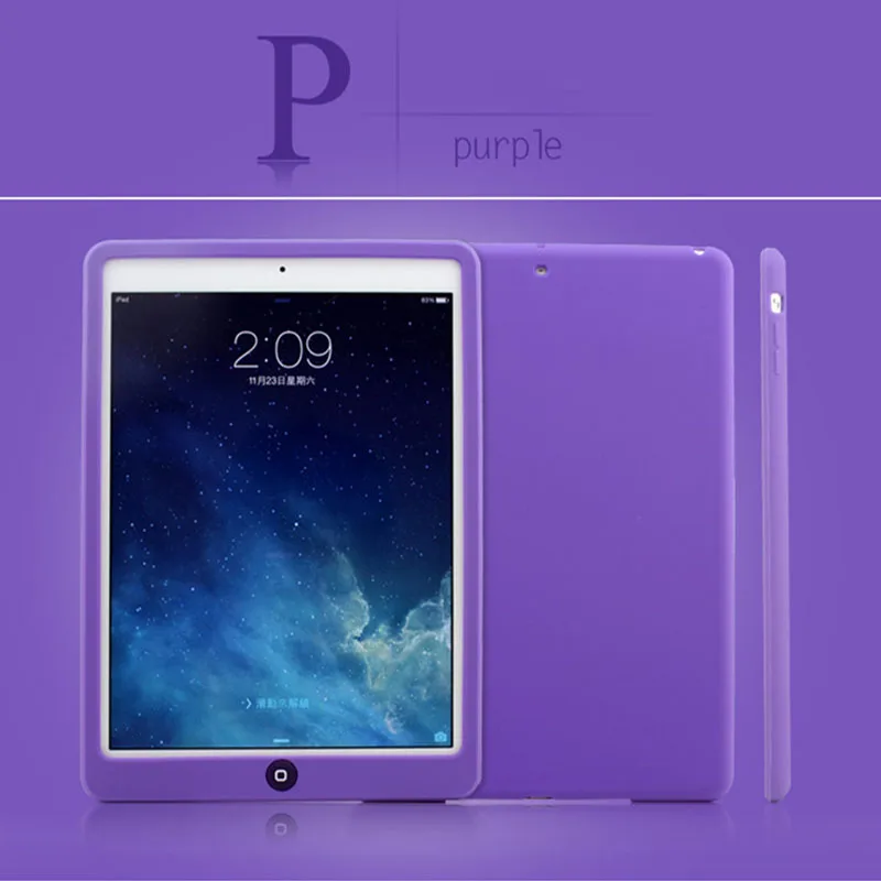 Мягкий силиконовый чехол для планшета iPad 9 7 дюйма ударопрочный бампер с защитой