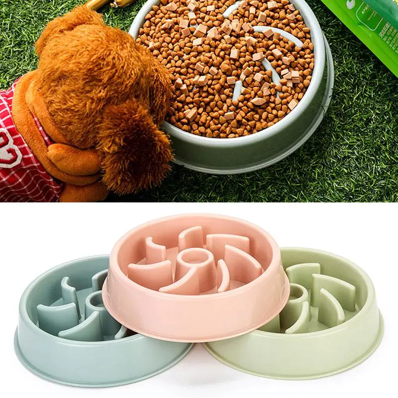 Миски Для Кормления Собаки еды щенка Замедленное питание кормушка миска