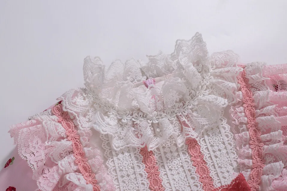 Pettigirl Girls Dresses For Party Flower Pink Printed Lace Evening Long Kids Dress | Детская одежда и обувь