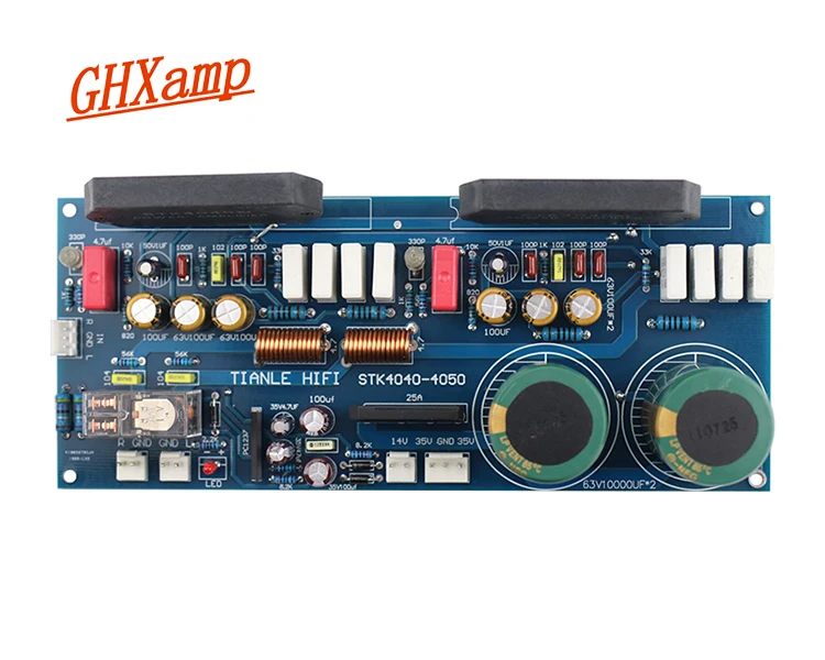 GHXAMP STK4046V толстая пленка ламповый усилитель аудио доска 120 Вт* 2 высокой Мощность 2,0 аудио усилители PC1237 Динамик Sanyo, высокое качество