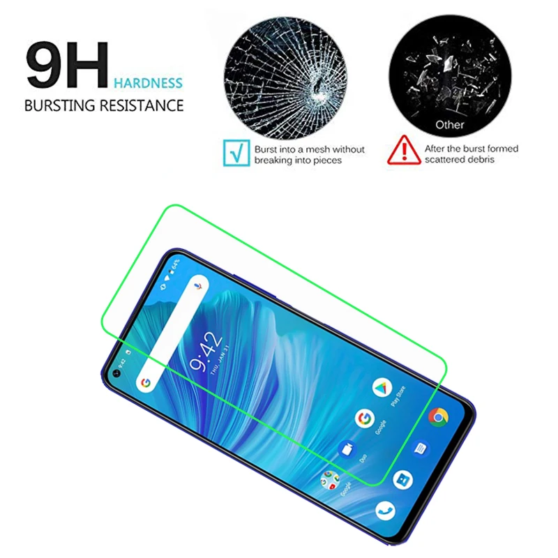 9H прозрачная стеклянная Защитная пленка для экрана Umidigi F2 6,5" Передняя пленка высокопрозрачное закаленное стекло для UMI Umidigi F2 стеклянный чехол