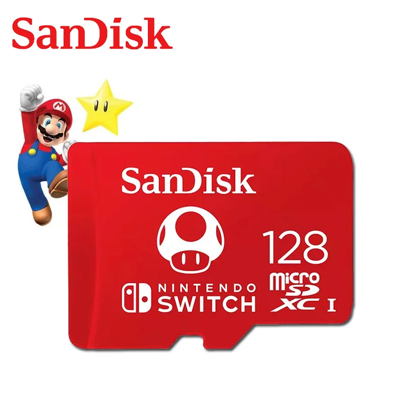 

SanDisk Nintendo Switch memory card 128GB 256GB 64GB micro SD card New style for microsd TF card SDXC UHS-I with adapter