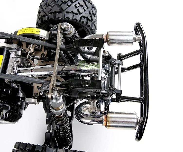 Алюминиевая Rc двойная выхлопная труба с глушителем комплект подходит для 1/5 HPI ROFUN