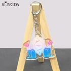 Брелок унисекс, акриловый амулет с глазом Гора, символ силы богов, двусторонний автомобильный брелок, ювелирные украшения, подарки