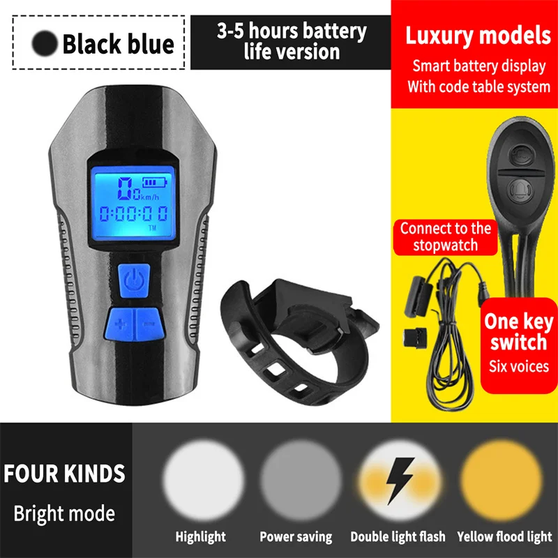 

T6 Lamp Beads Bike Light Headlight Bicycle Lamp Rechargeable LED IP65 MTB Bicycle Light Flashlight Bike Motorcycle Accessories