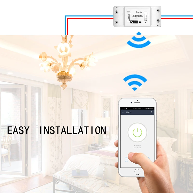 Универсальный таймер выключателя DIY WiFi с дистанционным управлением|Управление