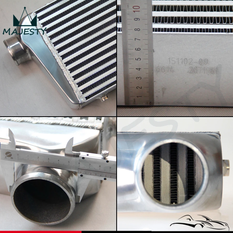 Универсальная панель интеркулера алюминиевый интеркулер FMIC впускное