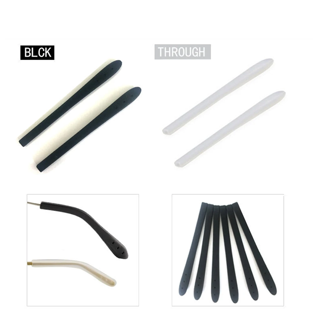 Противоскользящие очки держатель для очков дужки спортивные силиконовые ручки