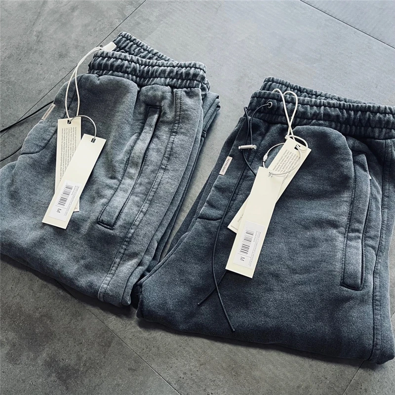 

Vintage Represent Sweatpants Men Women 1:1 High-Quality Nice Washed Heavy Fabric Represent Pants Drawstring Cargo Overalls