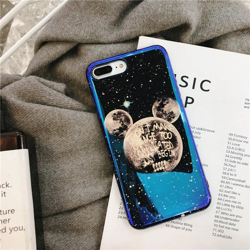 Чехол для телефона с синим излучением iPhone 11 Pro Max чехол 7 8 12 Plus X mini XR XS Вселенная