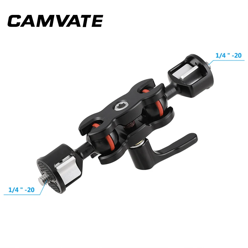 CAMVATE Артикуляционная Магия с двойным шарикоподшипником Head1/4 &quot 20 винт крепление