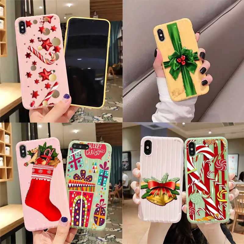 Счастливого Рождества чемодан на колесиках текстура чехол для телефона IPhone 11 Pro