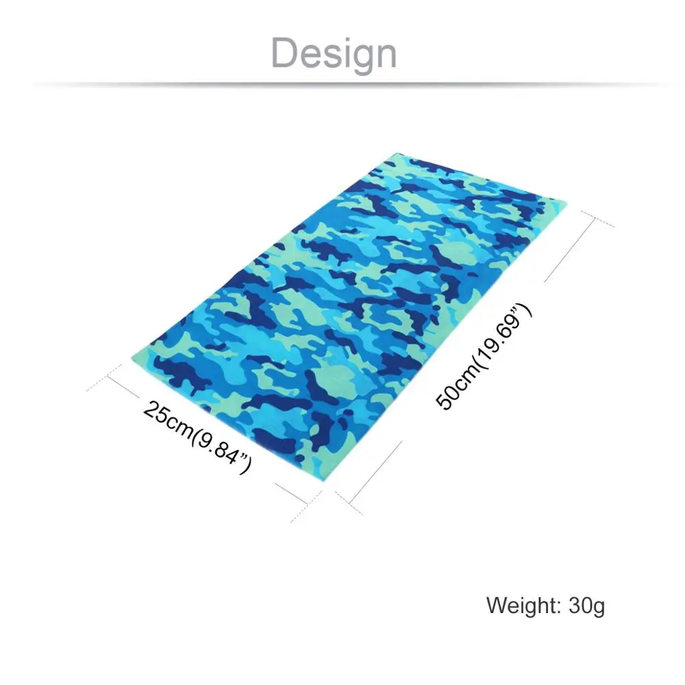 2 шт. смешанные цвета мужской шарф бандана камуфляжный головной убор спортивный