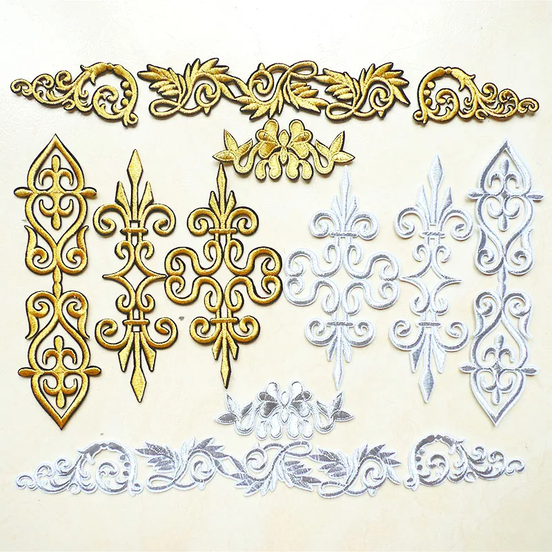 Японские наклейки Akatsuki с логотипом серебряные золотые вышивкой в виде облаков