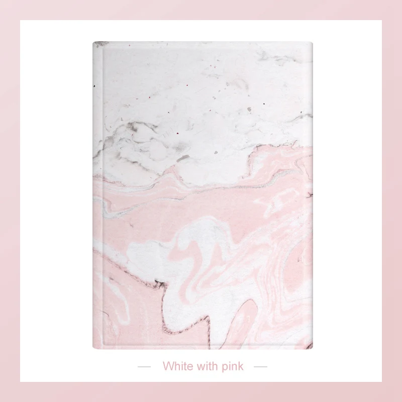 White and pink Беспроводная Bluetooth клавиатура Мини мраморная PU клавиатура чехол для iPad Air 2 Mini 1 2 3 4 5 9,7 Pro 10,5 11 дюймов - Цвет: White and pink