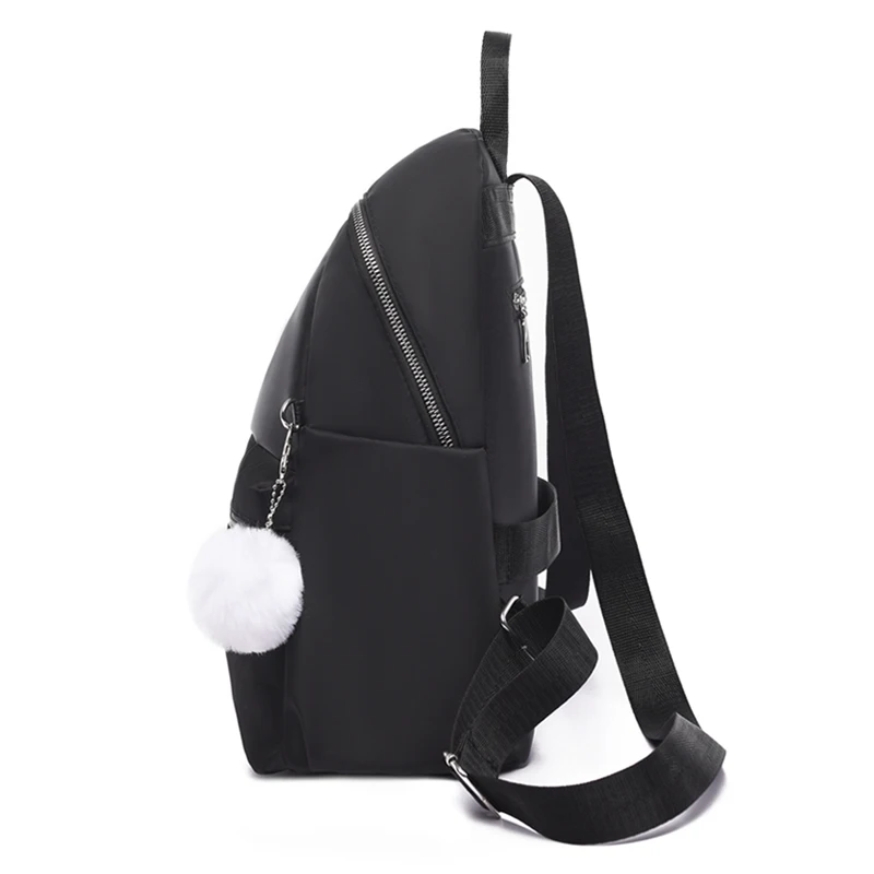 Женский рюкзак с защитой от кражи черный рюкзак-Оксфорд школьная сумка для