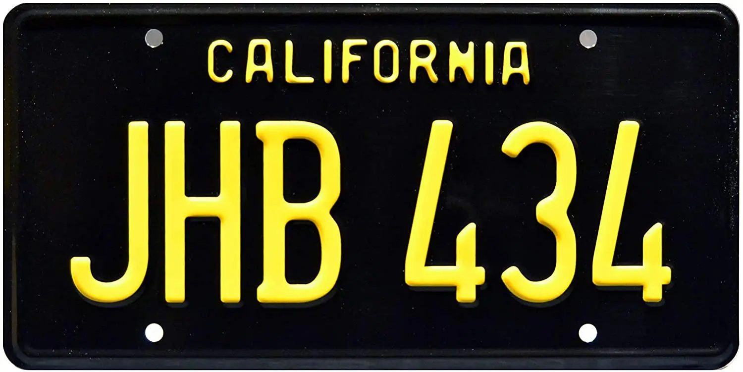 

Знаменитости машины Two Lane Blacktop | JHB 434 | Металлический Печатный номерной знак