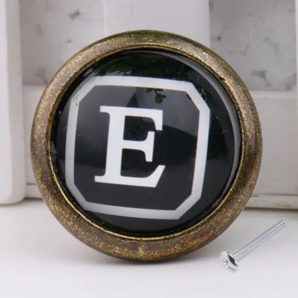 Горячие буквы искусственный ящик шкаф Вытяжная ручка украшения для дома