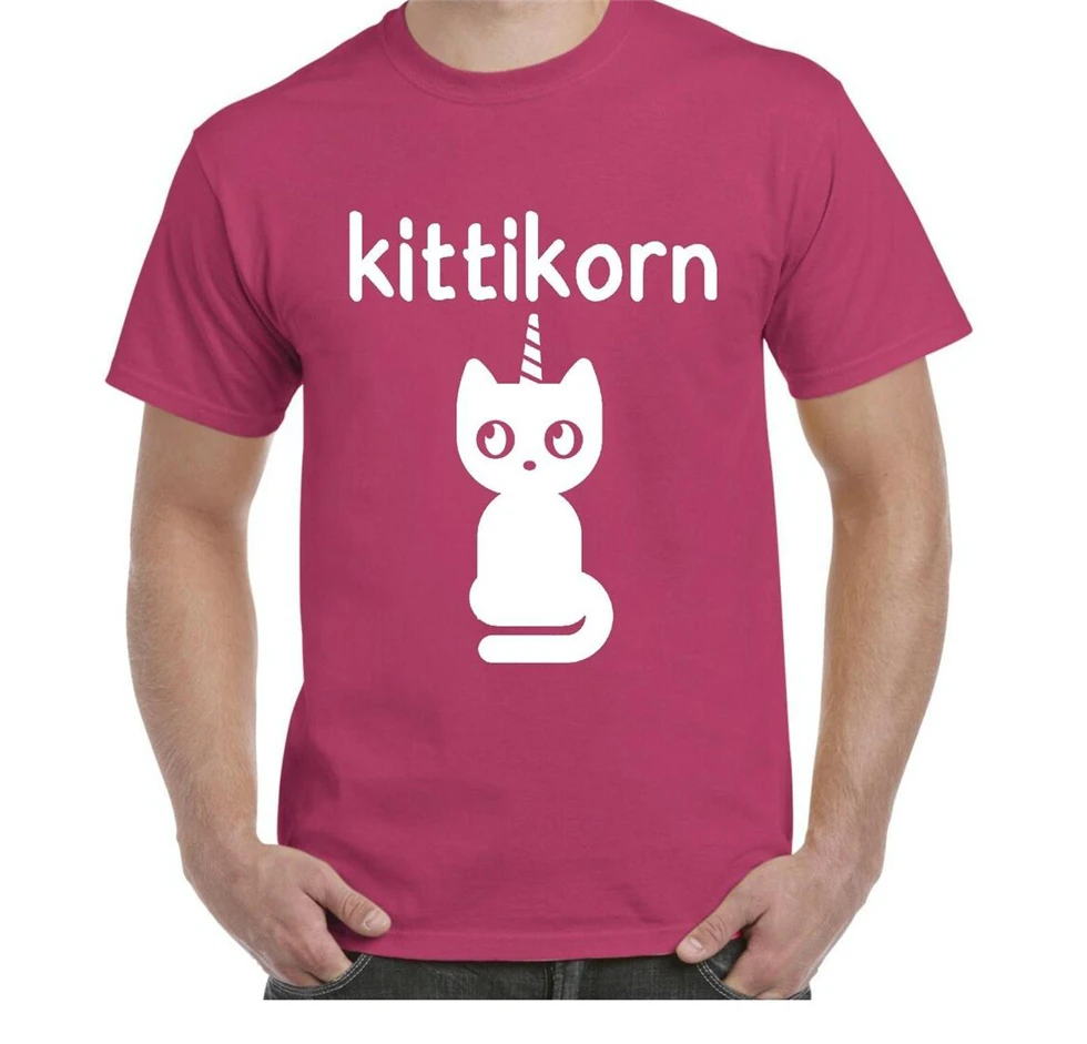 Футболка Kittikorn Cat Lover Домашние животные Единорог подарки для друзей мужские