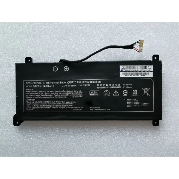 

UGB genuine Clevo NL40BAT-3 11.4V 36Wh Replacement Battery