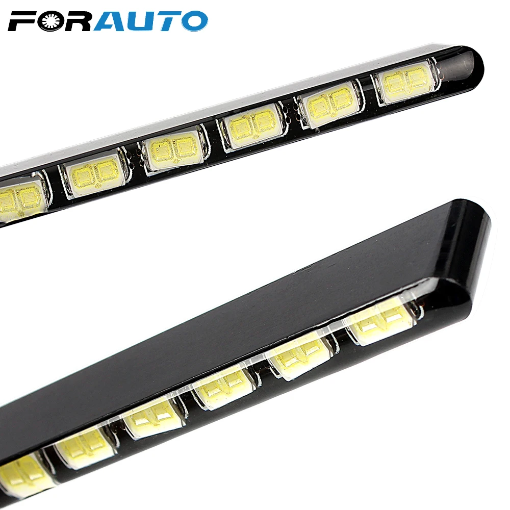 FORAUTO 2 шт. SMD Алюминий Корпус 12 Светодиодный s светодиодный полосы Габаритные огни