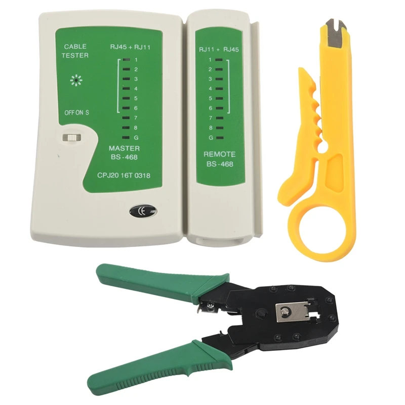 

Network Tester Lan rj45 rj11 + Crimping Pliers for Ethernet Connectors