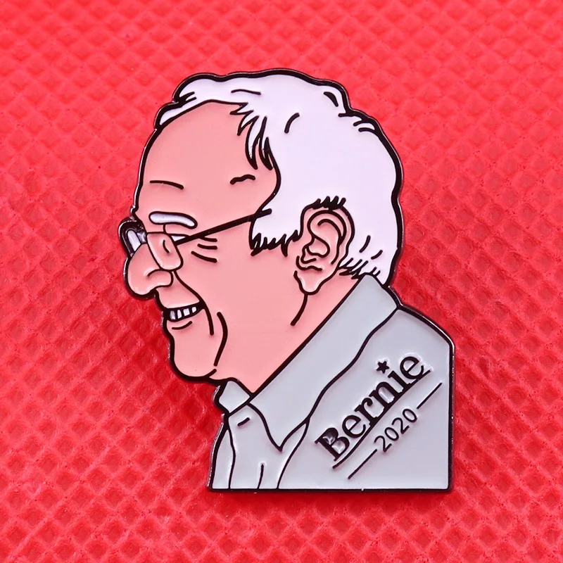 Брошь в виде эмблемы Берни Сандерса Трампа|Броши| |
