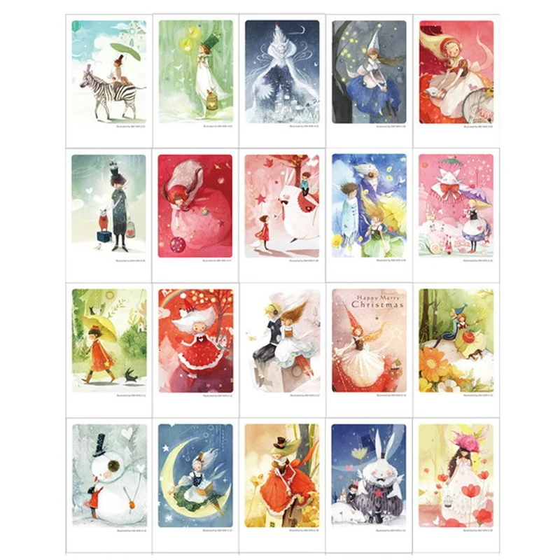 Wonderland серии сказок мини маленькая карта железный ящик ролевые 40 штук вход