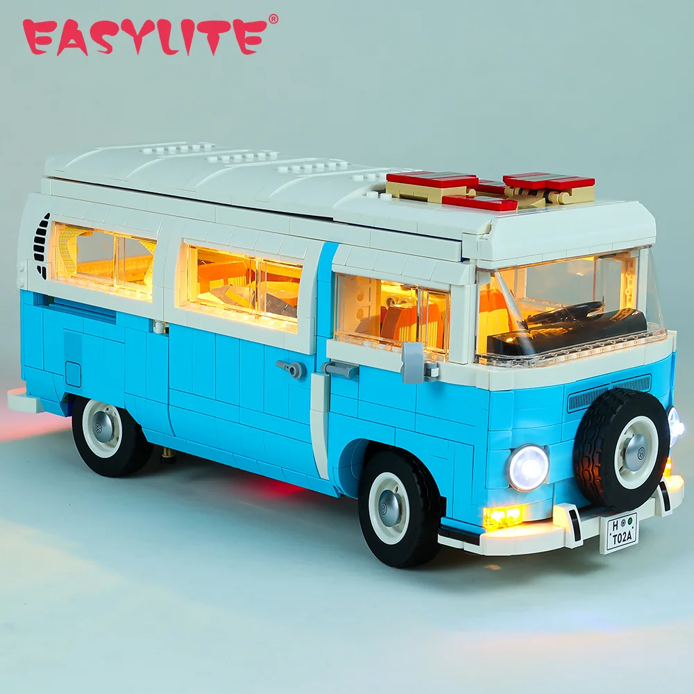 Светильник кой для коллекции 10279 года серия Creator Volkswagen T2 RV Van VW игрушки сделай сам