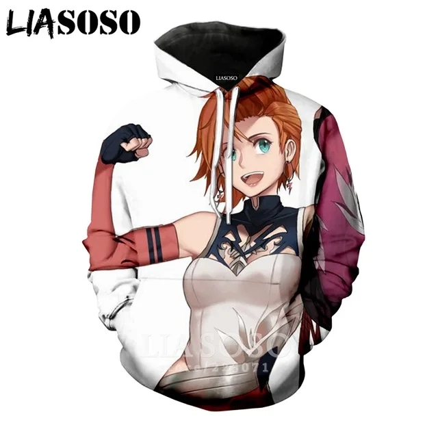 As shown 8 LX 3d принт зимняя новая одежда для мужчин и женщин толстовка Аниме RWBY Толстовка с длинным рукавом Топ Повседневный пуловер в стиле Харадзюку хип-хоп - Цвет: As shown 8