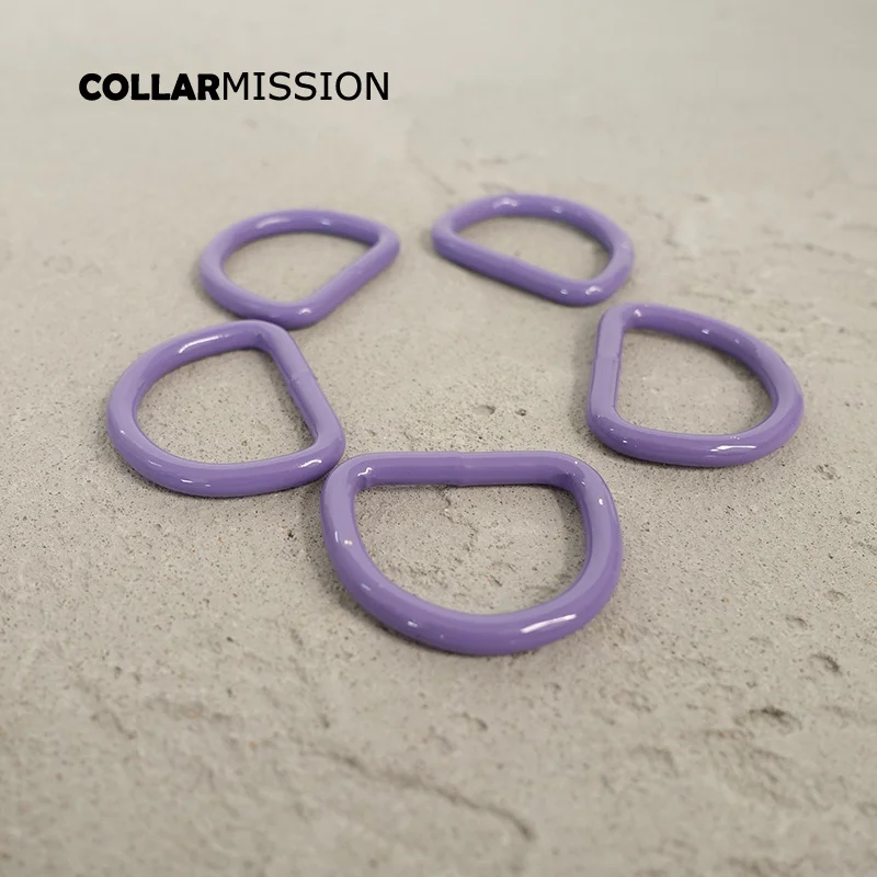Металлическое фиолетовое кольцо D DIY для собачьего воротника 25 мм | Отзывы и видеообзор