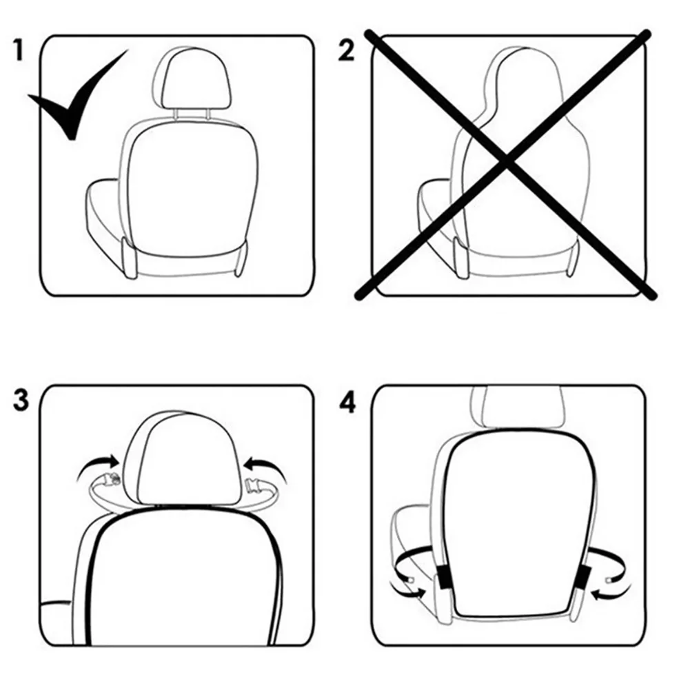Защитный чехол на спинку сиденья автомобиля автомобильные аксессуары детский