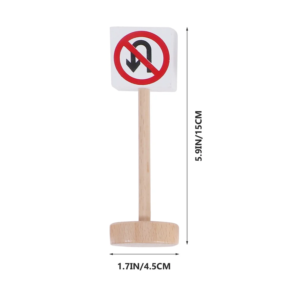 

15PCS Kids Wooden Block Street Traffic Signs Playset Children's Educational Toys for Traffic Knowledge Learning