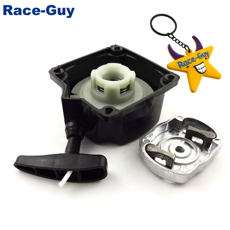 Черный стартер с отдачей стартера зажимом для мотоцикла газового скутера MVS10 43cc