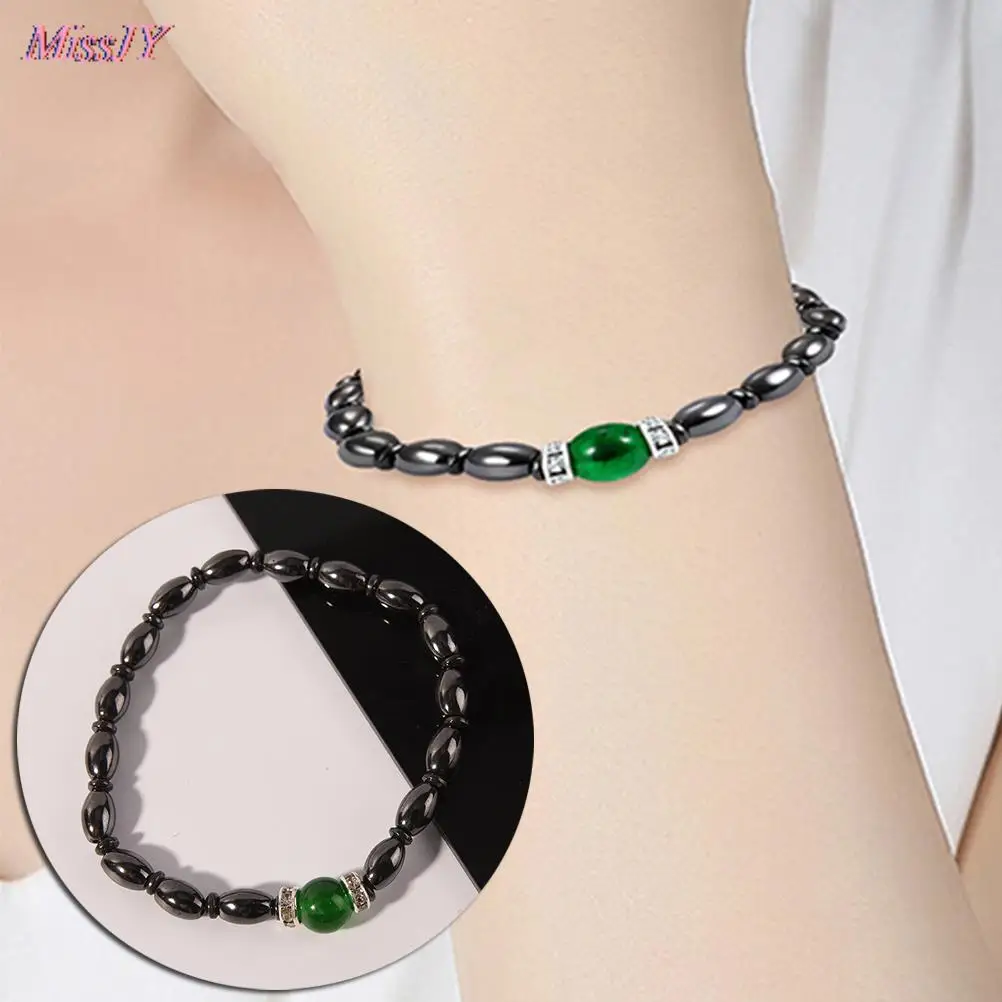 Терапевтический забота о здоровье каменный браслет мужские ювелирные изделия