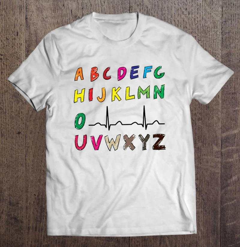 

A B C D E F Heartbeat Version T-Shirts