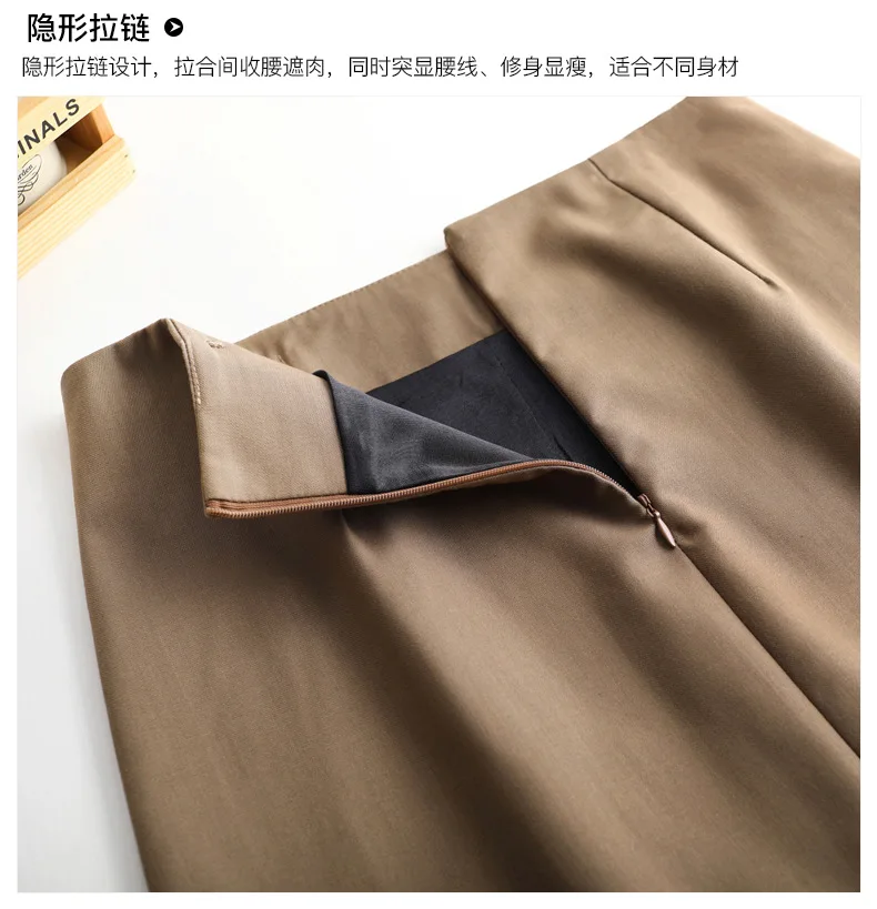 

Women Korean High Waisted Slim Casual A-line Mini Skirts Office Lady Elegant Chic Plus Size Formal Work Short Skirts Spring 2830