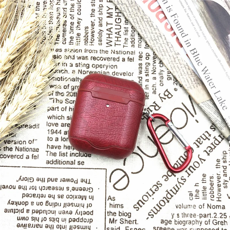 

airpods pro leather magnetic protective cover iphone earphone cover