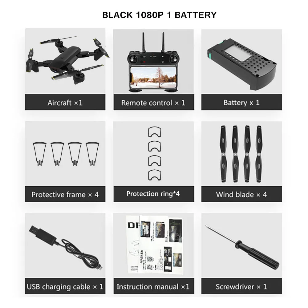 SG700S 1080P 1B 4K SG700 RC Дрон Вертолет Дистанционное управление SG700 2,4G 4CH WiFi 1080 P/720 P оптический поток Двойной HD Квадрокоптер с камерой дроны - Цвет: SG700S 1080P 1B