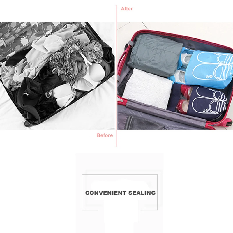 Водонепроницаемая сумка для обуви дорожная Портативная хранения на шнурке