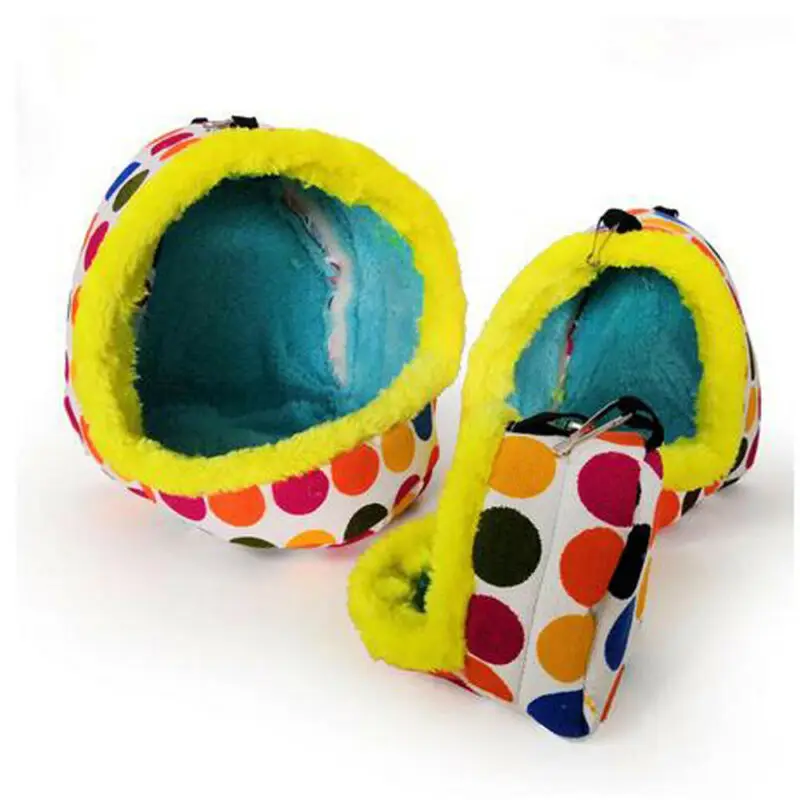 Новое модное домик для домашних животных плюшевая птичья пещера клетка теплая