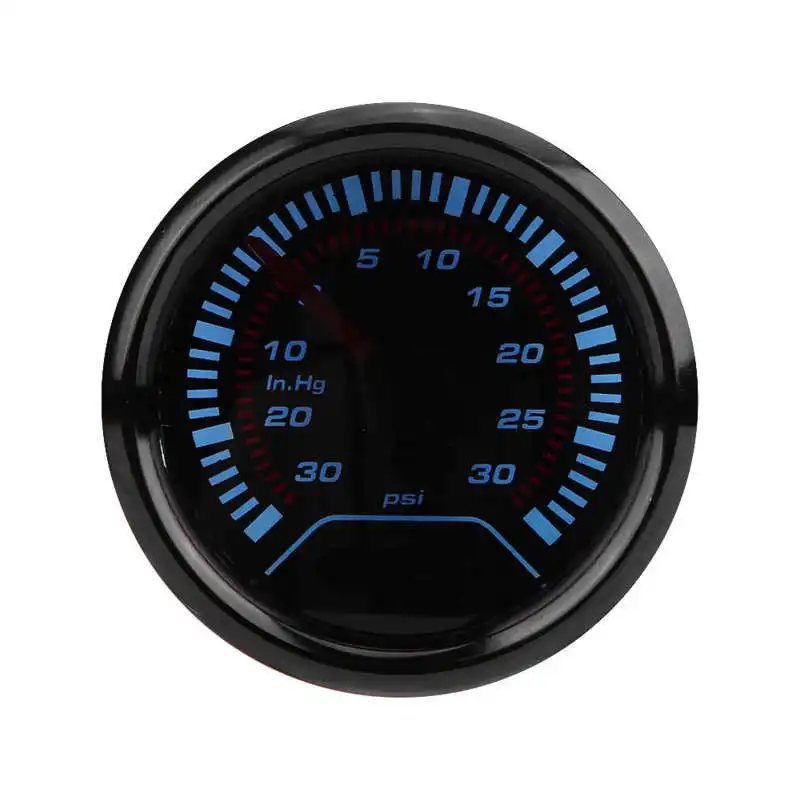 

Universal 52mm Car Smoke Dial Face Turbo Boost Turbocharged Pressure Gauge