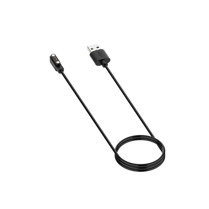 Новый USB Магнитный 2 контакта 4 мм зарядный кабель для-Ticwatch GTX Смарт-часы браслет |