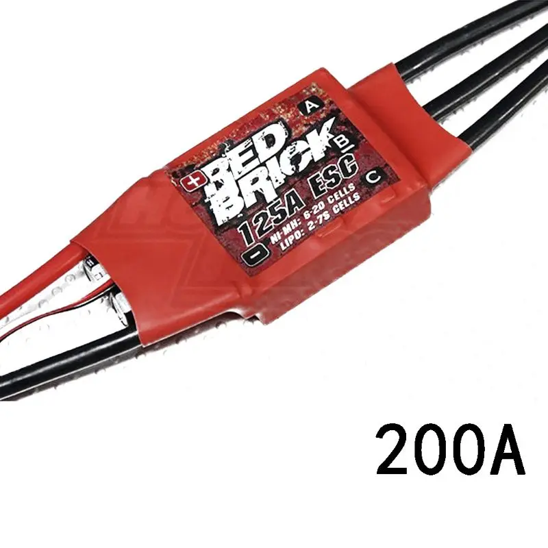 

Red Brick 50A/70A/80A/100A/125A/200A Brushless ESC Electronic Speed Controller AXYA