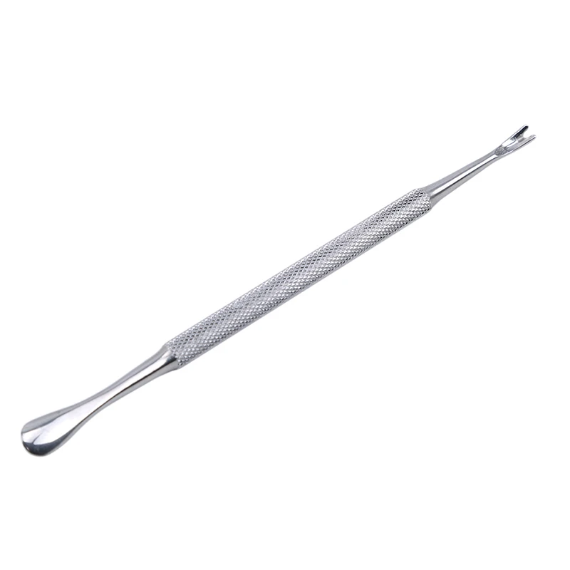 

Manicure Stainless Steel Dead Skin Clip Double Head Small Steel Push Nail Polish Nail Removal Cutter For Exfoliating