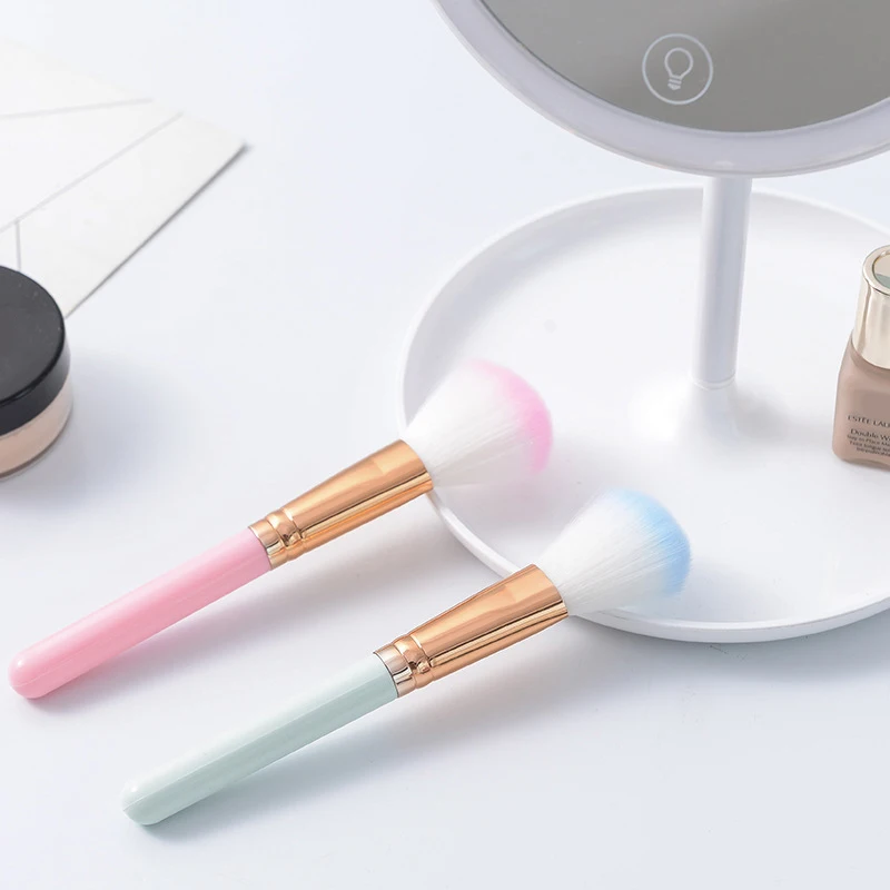 YALIAO профессиональные румяна рассыпчатая пудра Кисть для макияжа лица щек