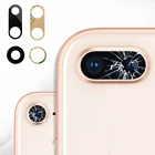 Замена стеклянной крышки объектива задней камеры 2 шт. на клейкой основе для iPhone 6 6 Plus 6s 6s Plus 7 8 Plus X