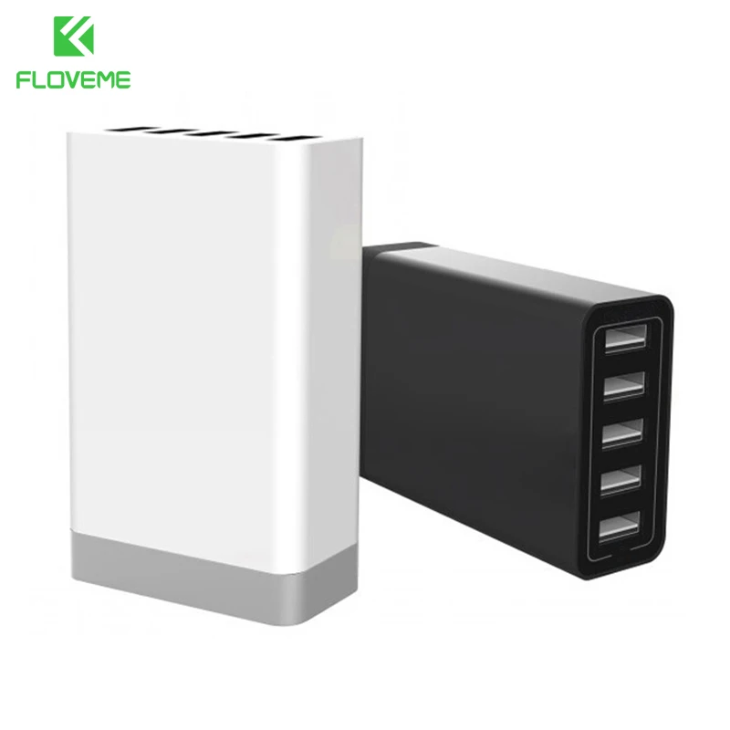 USB адаптер для быстрой зарядки 40 Вт 5 В 8 А портов iPhone 7 6 6S Plus SE Samsung Huawei|quick usb charger|us