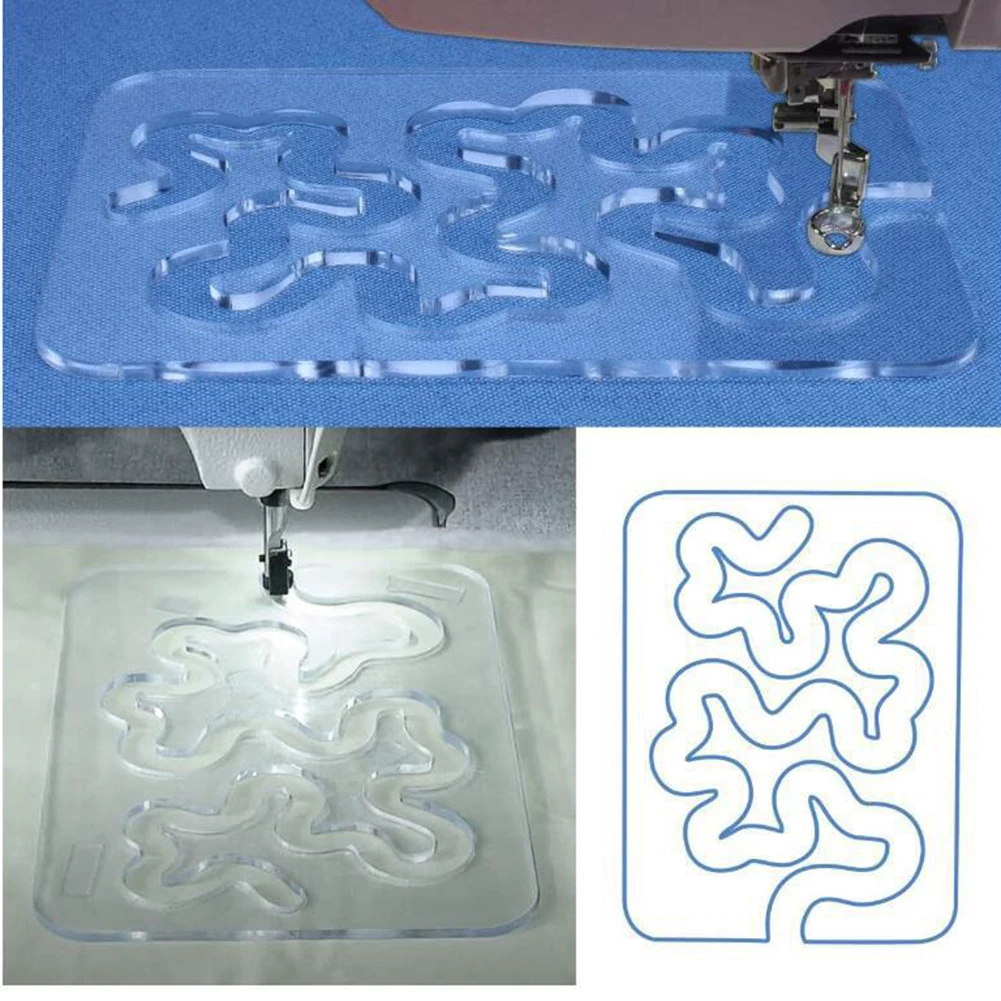 Трафареты для шитья акриловые шаблоны домашнего творчества многоразовые